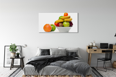 Canvas print Fruit in a bowl