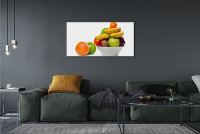 Canvas print Fruit in a bowl