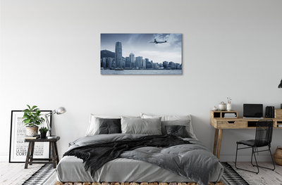 Canvas print Cloud city air