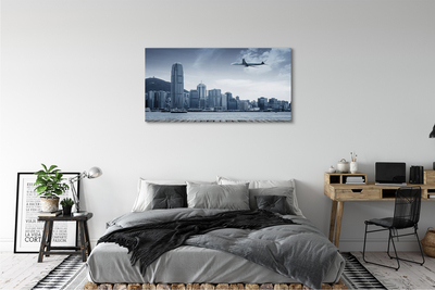Canvas print Cloud city air