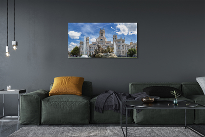 Canvas print Fontaine palace madrid spain