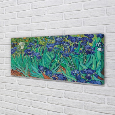 Canvas print Iris flower art