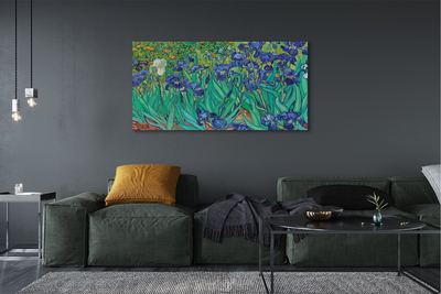 Canvas print Iris flower art