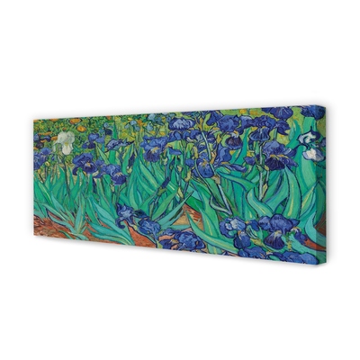 Canvas print Iris flower art