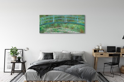 Canvas print Bridge painted art