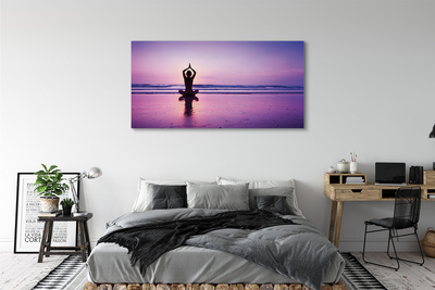 Canvas print Yoga mermaid