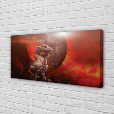 Canvas print Fire dragon