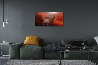 Canvas print Fire dragon