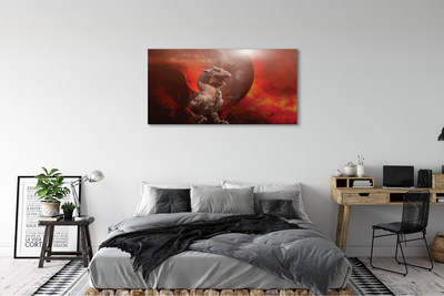 Canvas print Fire dragon