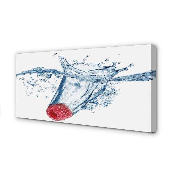 Canvas print Raspberry juice