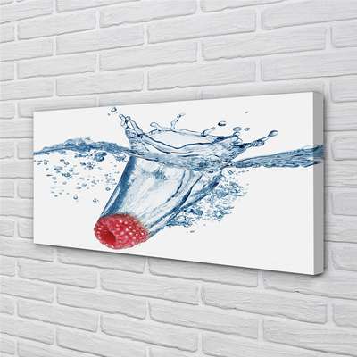 Canvas print Raspberry juice