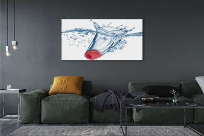 Canvas print Raspberry juice