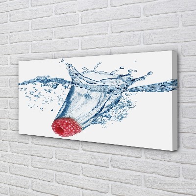 Canvas print Raspberry juice