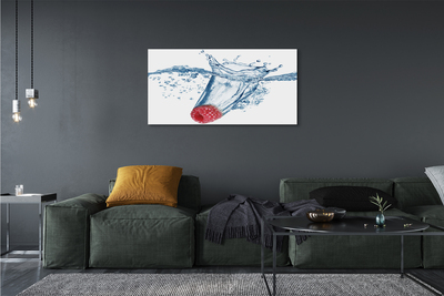 Canvas print Raspberry juice