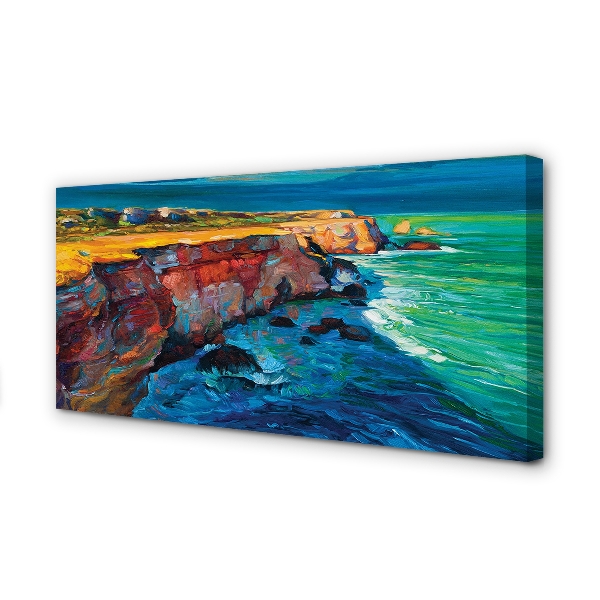 Canvas print Felsenmeer sky