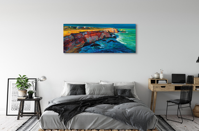 Canvas print Felsenmeer sky