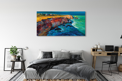 Canvas print Felsenmeer sky