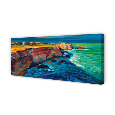 Canvas print Felsenmeer sky