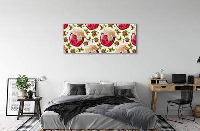 Canvas print Raspberry jam