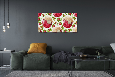 Canvas print Raspberry jam