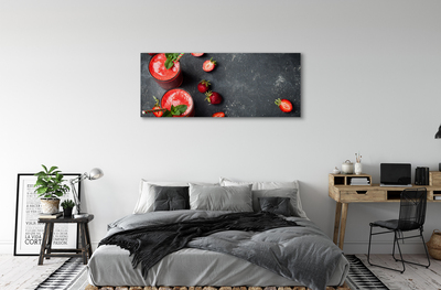 Canvas print Strawberry cocktail