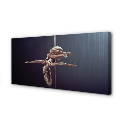 Canvas print Woman dancing tube