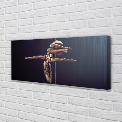 Canvas print Woman dancing tube