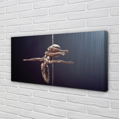 Canvas print Woman dancing tube