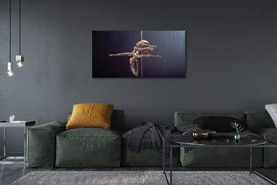 Canvas print Woman dancing tube