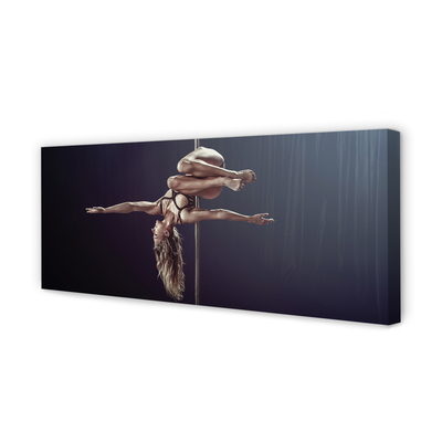 Canvas print Woman dancing tube