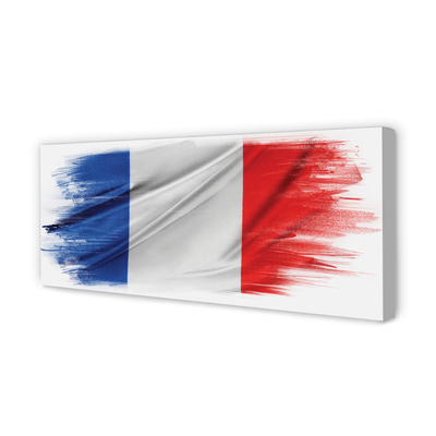 Canvas print The flag of france