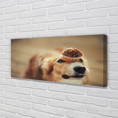 Canvas print Small dog bread