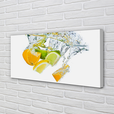 Canvas print Citrus water