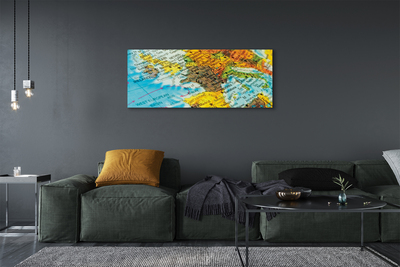 Canvas print Map of the world