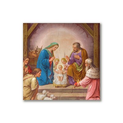 Canvas print Stable Christmas Jesus