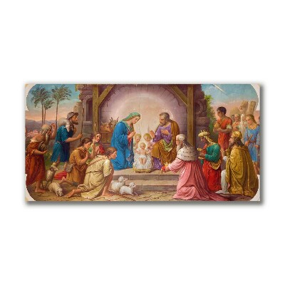 Canvas print Stable Christmas Jesus