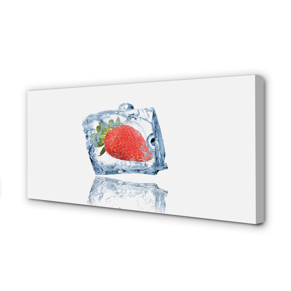 Canvas print Strawberry ice
