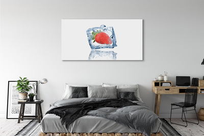 Canvas print Strawberry ice