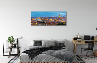 Canvas print Italy sunset panorama