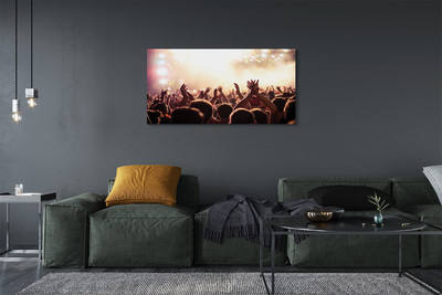 Canvas print People together,