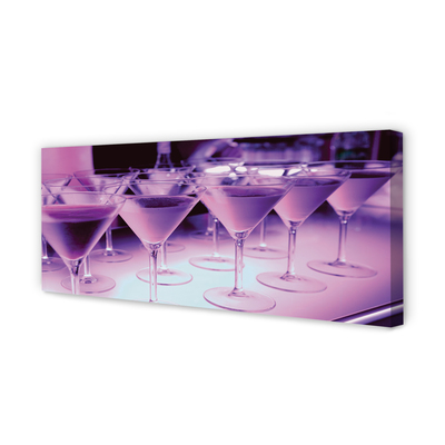 Canvas print Cocktail in glasses