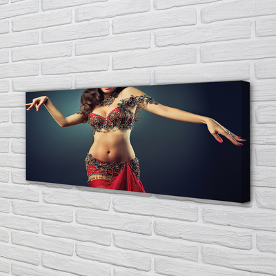 Canvas print Woman dancing