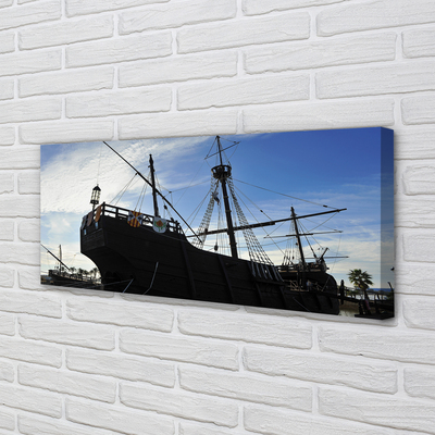 Canvas print The ship of the sky