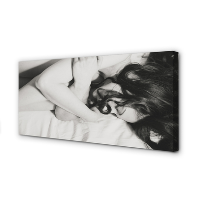 Canvas print Sleeping woman