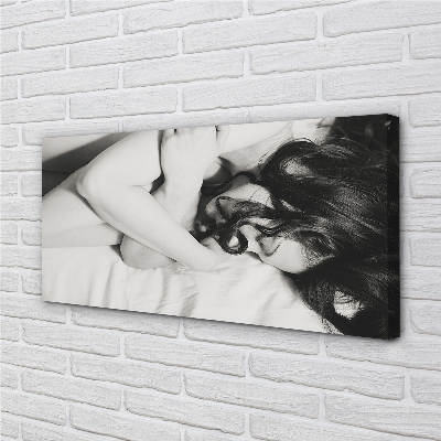 Canvas print Sleeping woman
