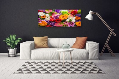 Canvas print Flowers floral multi