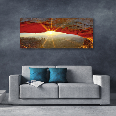 Canvas print Grand canyon landscape red brown
