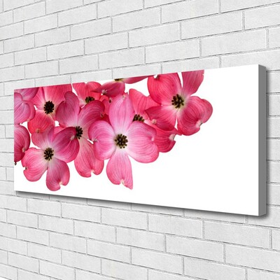 Canvas print Flowers floral pink white