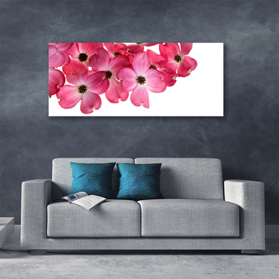 Canvas print Flowers floral pink white