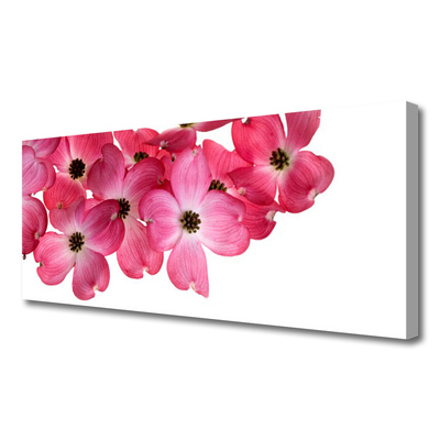 Canvas print Flowers floral pink white